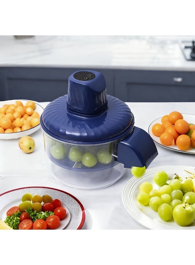 ValueHut Electric Peeling Machine – Automatic Wireless Fruit & Vegetable Peeler for Grapes, Cherry Tomatoes, Garlic & Small Produce, Easy Cleaning & One-Button Operation - Image 1